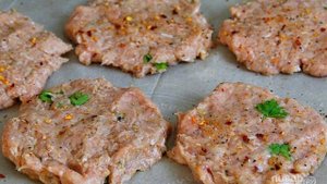 Куриные котлеты на гриле для бургеров