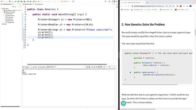 Complete Generics Tutorial with Java Code Examples
