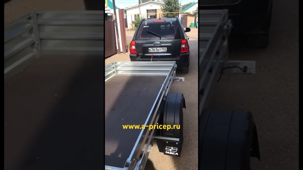 Легковой прицеп МЗСА 817701 Уфа Казань Чебоксары АРИВА  Установка фаркопа #уфаприцеп #мзса