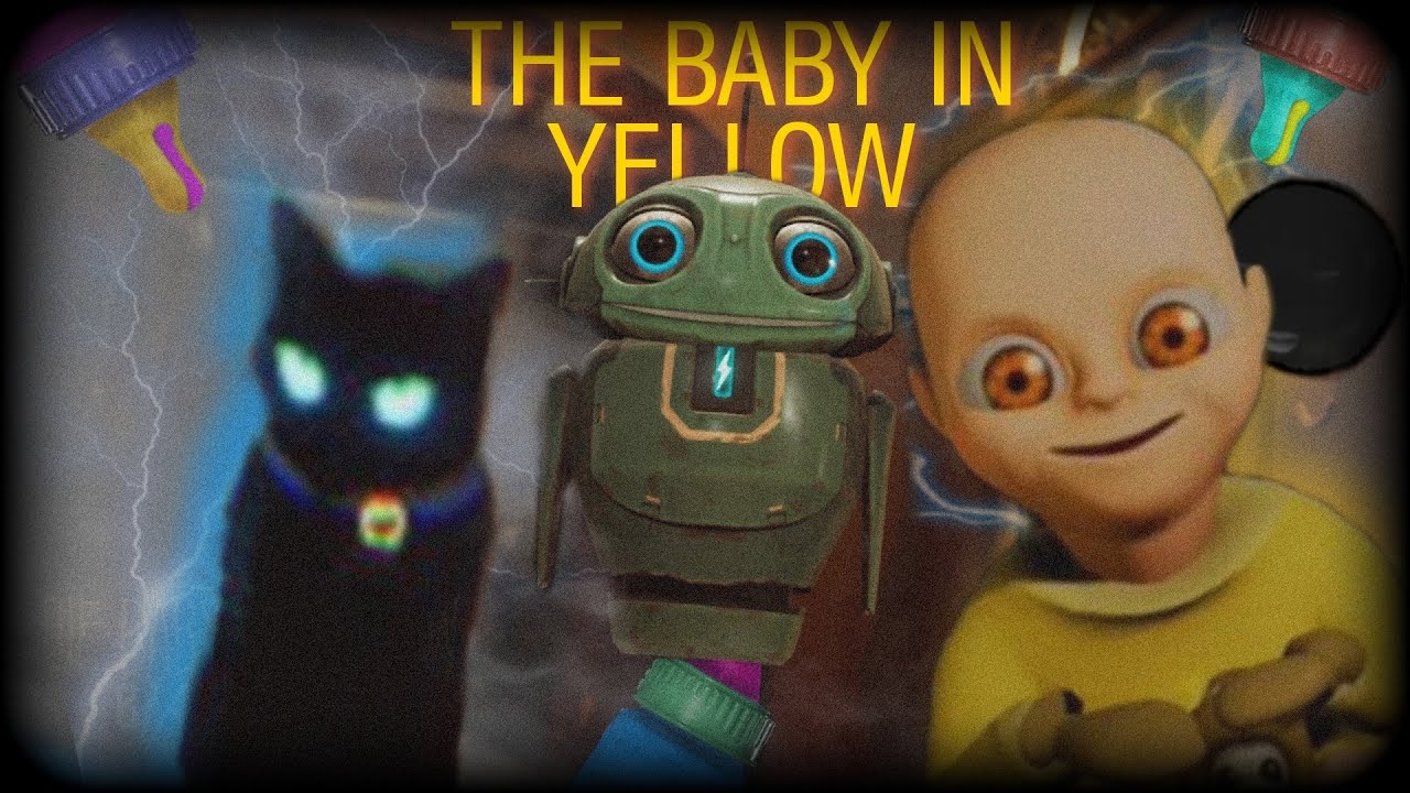 СЕГОДНЯ Я ВСТРЕТИЛ КОШКУ ? И МЫ ПОБЕДИЛИ ДЕМОНА МАЛЫША В ЖЕЛТОМ??the baby in yellow BLACK CAT ? смотреть онлайн