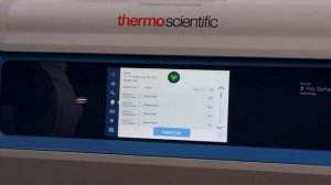 Centrifuge Capsule - touch screen tutorial for Thermo Scientific™ Pro Series general purpose