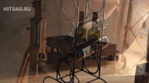 Подставки для вина и кованые бутылочницы