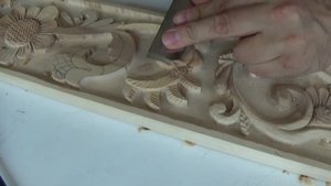 Наличник из березы и бука. Славянский узор. Часть 2