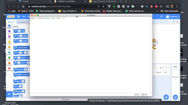 Scratch 3 vs Python - Input смотреть онлайн