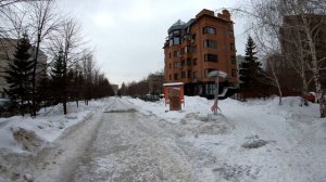 Novosibirsk - Spring walking Komsomolskiy prospekt street - Russia / Новосибирск 4К