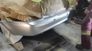 Покраска бампера из баллончика с подбором краски