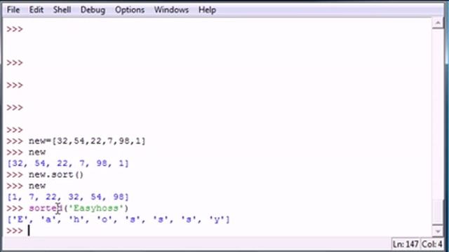 Python Programming Tutorial Series From scratch (16 Sort and Tuples) | Tutorials point