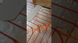 Тёплый пол на деревянное основание.