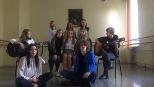 Поздравление от студентов колледжа с Днём учителя!  ч.  2