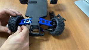 Как установить капролоновые рычаги подвески на монстр Remo Hobby Smax RH1631 вместо штатных P2505