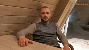 Обзор дома в стиле "A-frame" 6x6 м. от СК "Апельсин"