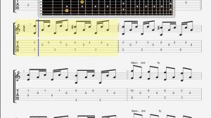 Beatles The   Blackbird GUITAR TABLATURE