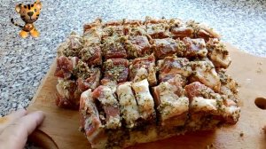 Сало в духовке запеченное с горчицей и чесноком