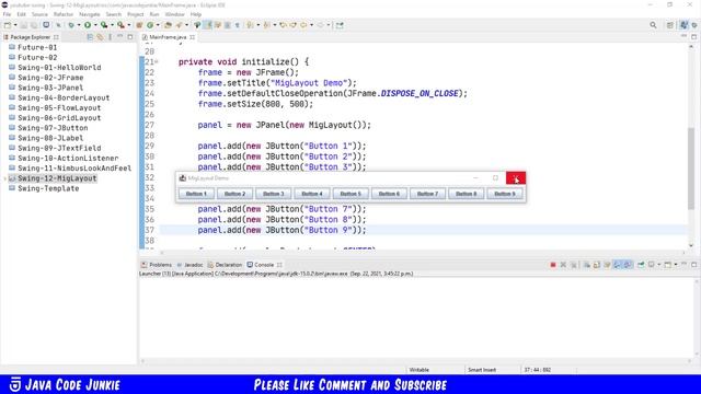 MigLayout | Java Swing Tutorial for Beginners смотреть онлайн