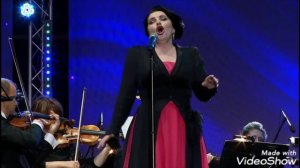 Хибла Герзмава поет на 8 фестивале "Территория мира-Территория музыки" у  КёнигсбергерДом 25/08/24