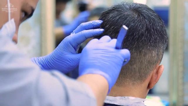 Мужская стрижка с узором | hair-tattoo | ЦирюльникЪ Красноярск смотреть онлайн