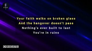 Green Day - 21 Guns | karaoke fingerstyle guitar | acoustic cover lyrics