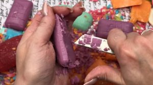 ?АСМР Только кубики- 18 брусков мыла. Мыло. Резка. Триггеры. Без слов. ASMR Cutting. Soap cubes.