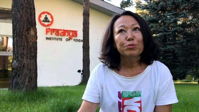 Отзыв Гайни об Институте йоги в Алматы "Pradnya yoga". Сандип Джадхав