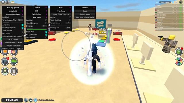 [ROBLOX] New Military Tycoon Script *Auto Raid* (pastebin) 2023 смотреть онлайн