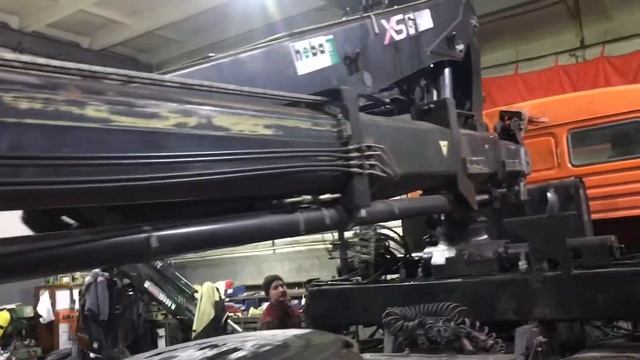 КМУ HIAB 166K, 2005 год выпуска, налаживаем работу аутригеров