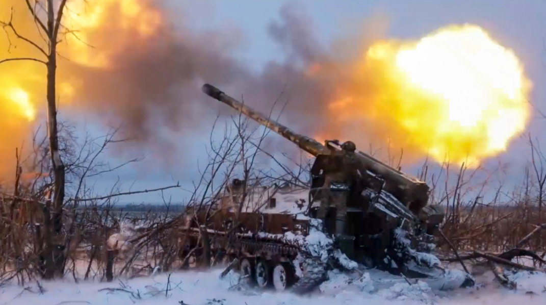 Украинскую ДРГ остановили огнем из «Гиацинтов» при попытке форсировать Днепр