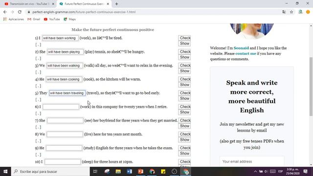 Inglés - Future Perfect Continuous смотреть онлайн