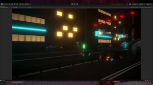 Кибер охотник / Прототип города / Unity / В разработке