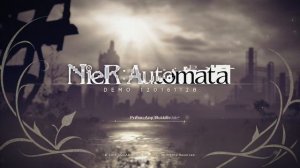 Nier  Automata Title Screen but it's 10 hours long