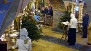 Навечерие Рождества Христова. Царские часы. Изобразительны. Великая вечерня. Литургия.