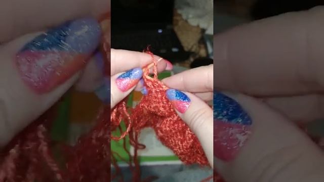 Узоры спицами. Вяжем фантазийный узор.
