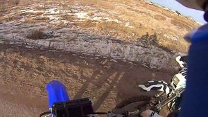 Enduro on Suzuki TS200R and Yamaha YZ125... первый снег 24.10.2015 3 ч.