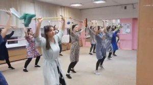Конкурсное мероприятие "Фитнес-зарядка – Здоровое поколение". Зарядка клуба "Радуга"