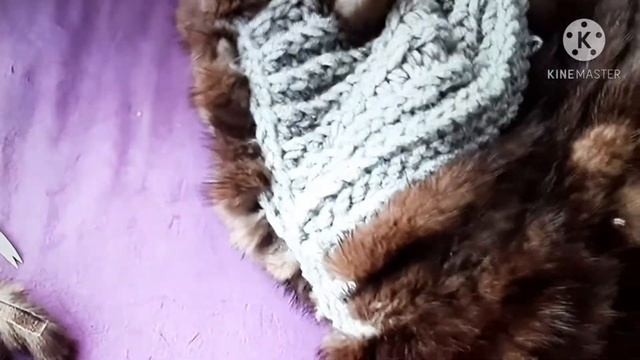 Связала мехом норки шапочку Бини..По магазинам... смотреть онлайн