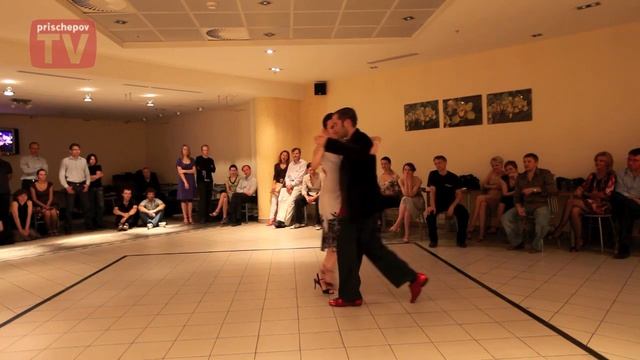 Vladimir Vereschagin & Natalia Molokova, Russia, Moscow, Milonga in "Romanov Dvor 2", (2) смотреть онлайн