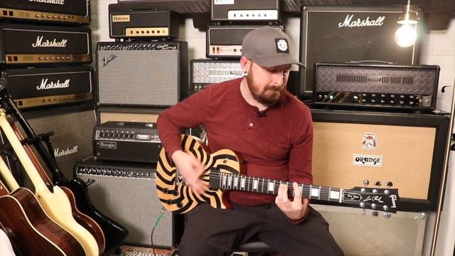 Review & Demo | 2009 Gibson Les Paul BFG Zakk Wylde Signature Bullseye Guitar смотреть онлайн