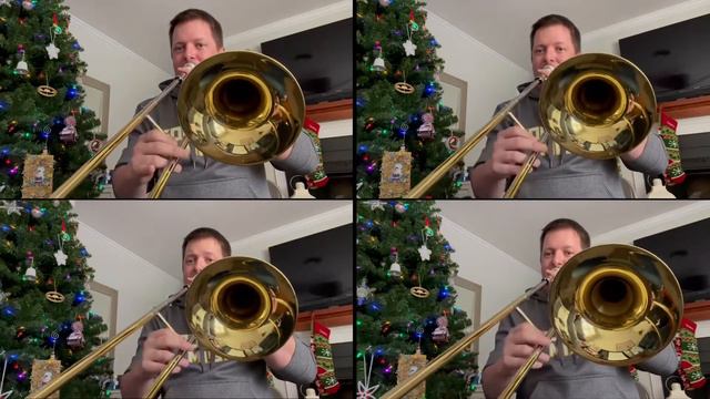We Wish You a Merry Christmas - Trombone Quartet смотреть онлайн