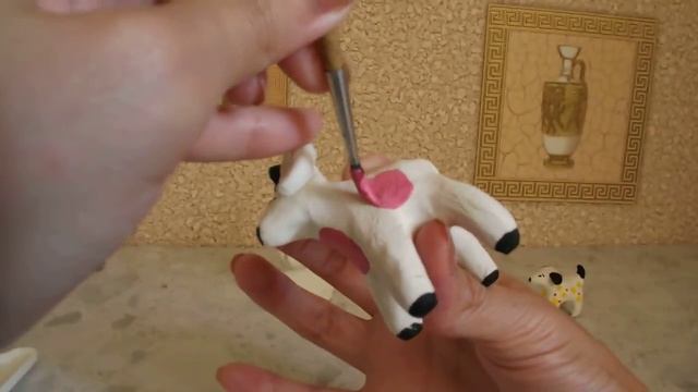 Дымковская роспись. Баран
