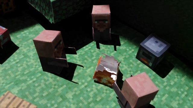 Бумажный Minecraft: Декорации (Мини мир)