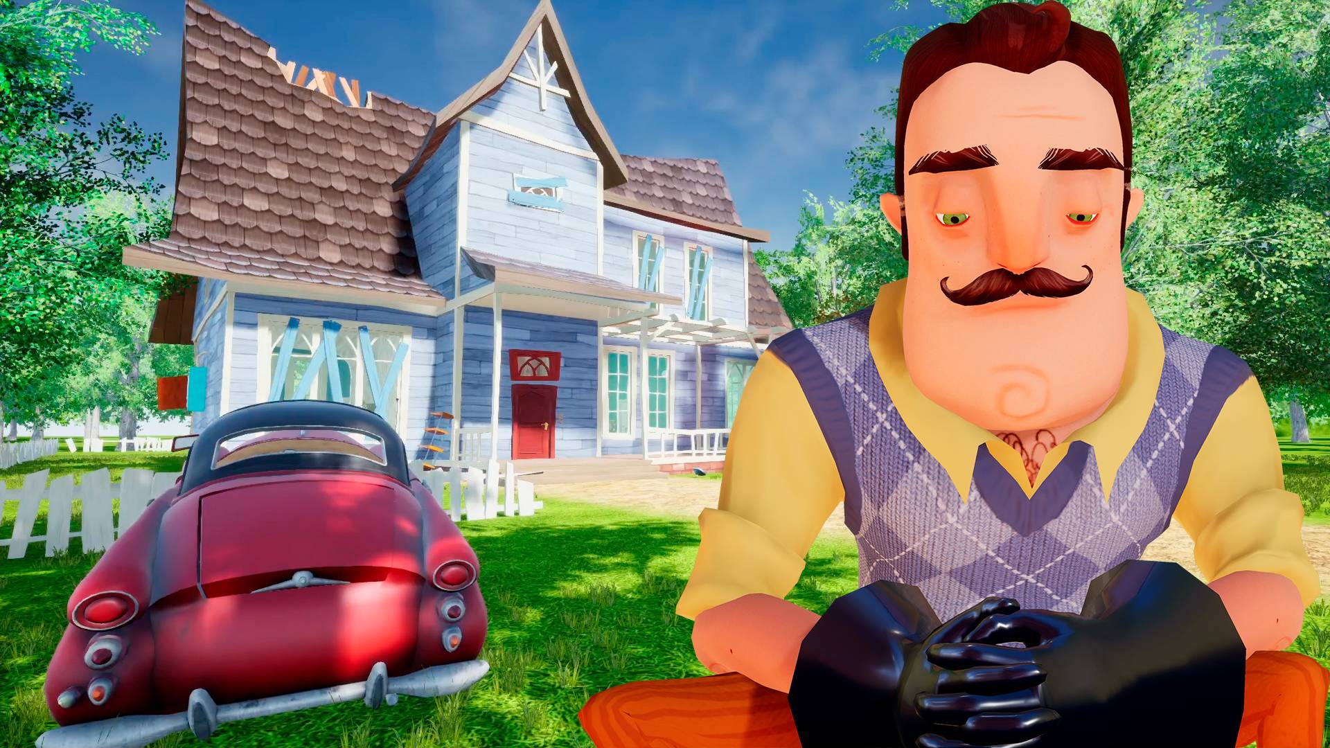 ШОУ ПРИВЕТ СОСЕД!ЭТО ОЧЕНЬ СТРАННО!ИГРА HELLO NEIGHBOR MOD KIT ПРОХОЖДЕНИЕ МОДА ORIGINAL STORY A1!