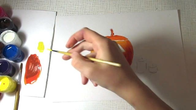 Как нарисовать тыкву на Хэллоуин. Рисунки на Хэллоуин для открытки