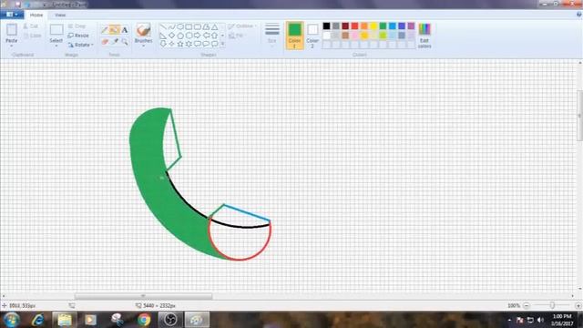 How to Draw WhatsApp Logo in MS Paint from Scratch! смотреть онлайн