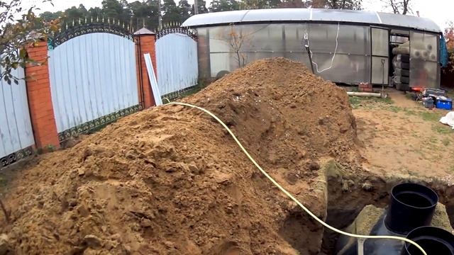 Канализация Диамант 8 | Большой септик в дом вместо старых колодцев