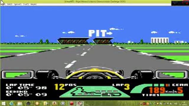 Nigel Mansell World Championship, 1993 г., NES \ Famicom \ "Денди". Геймплей отличных гонок.