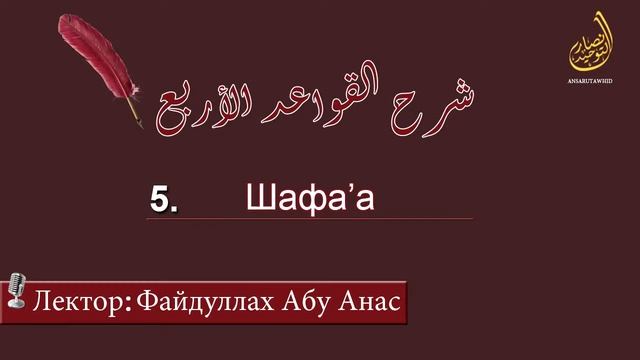 Абу Анас - 4 правила. (Шафа'а).mkv