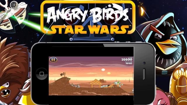 Обзор Angry Birds-Star Wars смотреть онлайн