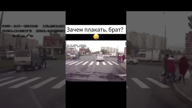 Приора и пешеходный переход, немного прослизился