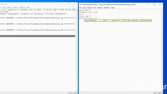 Introduction to Python | Python 1st Tutorial(Install & Print Messages)