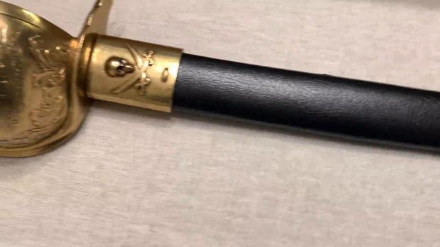 Сабля пиратская Барбаросса латунь, Hayreddinn Barbarossa "Redbeard" pirate sabre, Denix 4143/L смотреть онлайн