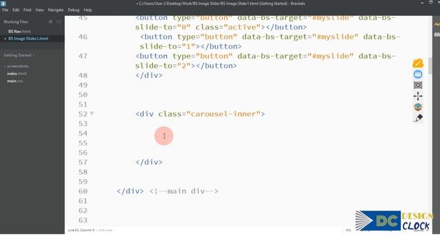 Image Slider Animation in Bootstrap | Carousel | Web Designing смотреть онлайн